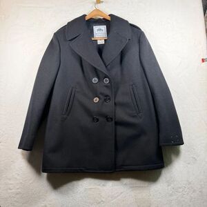 DSCP US Navy Womens Peacoat 18L 100% Wool Dragon Anchor Buttons Epaulets